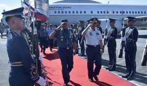 Kasum TNI Tiba di Villamor Air Force Base Filipina