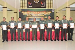 Danrem 081/Dhirotsaha Jaya Canangkan Zona Integritas Wilayah Bebas Korupsi