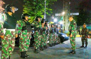 Antisipasi Kamtibmas, Kodim Jakbar Gelar Apel dan Patroli Rutin