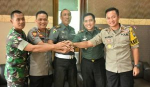 Pucuk Pimpinan TNI – POLRI di Madiun Jalin Silaturahmi