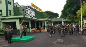 Dandim Madiun Berangkatkan Sepeda Onthel Napak Tilas Jenderal Soedirman