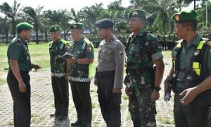 Dandim Madiun Pimpin Apel Pengecekan Persiapan Kunjungan Kerja Presiden di Wilayah Korem 081/Dsj
