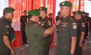 Danrem 051/Wijayakarta Pimpin Sertijab Dandim Depok dan Dandim Kab. Bekasi