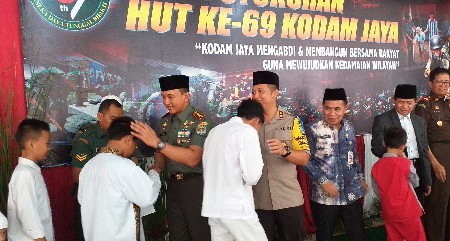 Dalam Peringati HUT ke-69 Kodam Jaya, Kodim 0501/JP BS Gelar Syukuran dan Doa Bersama