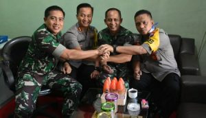Suasana Keakraban Warnai Silaturahmi Pimpinan TNI – Polri Wilayah Madiun