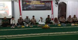 Bersama Seluruh Jajaran  Kodim Jakarta Pusat, Koramil Menteng Laksanakan Syukuran HUT Kodam Jaya
