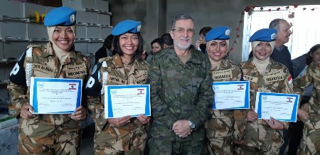 Wanita TNI Satgas MPU Konga Hadirkan Kebersamaan dan Kebahagiaan di Lebanon