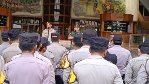 Polres dan Kodim 0505/JT Gelar Apel Kesiapan Pengamanan Perayaan Imlek 2574