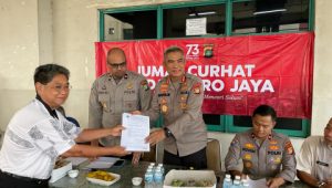 Jumat Curhat Ditbinmas Polda Metro dengan Warga Apartemen Graha Cempaka Mas