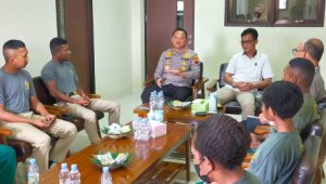 Silaturahmi Kapolres Sukoharjo Bersama Mahasiswa APN Surakarta Asal Papua