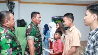 Awali 2023, Danrem Bersama Ketua Persit Korem 051/Wkt Kunjungi Kodim 0505/JT
