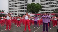 Panglima TNI Olahraga bersama Wanita TNI dan Pengurus IKKT 