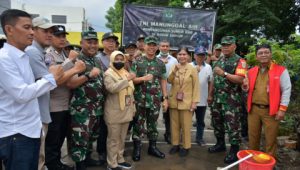 TNI Manunggal Air, Kodim 0501/JP Bikin Sumur Bor di Paseban