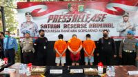 Berbekal Airsoftgun Peras Calon Pekerja Migran, Tiga Pelaku Digelandang ke Polresta Bandara Soetta