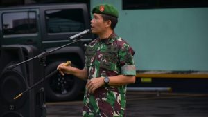 Dandim 0501/JP Pimpin Apel Pengecekan Personel Cuti