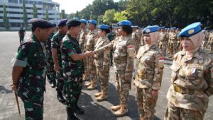 Panglima TNI: Garuda Patriot NKRI Penjaga Perdamaian Harumkan Nama Bangsa