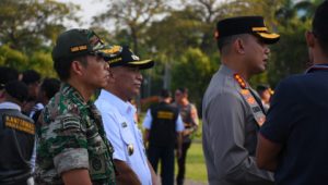 Forkopimko Jakarta Pusat Gelar Apel Pengamanan Malam Takbiran
