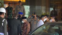 Dandim 0501/JP Sambut Wapres Giat APTF ke-14