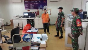 Danramil 08/JB Jalin Koordinasi ke Kacab PT. Pos Indonesia