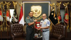 Tingkatkan Kerja Sama, Pangdam Jaya Sambut Kepala Jasa Raharja Cabang DKI Jakarta
