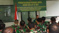 Letkol Inf Bangun Siregar Buka Pendayagunaan Koramil Model TA 2023 Kodim 0501/JP