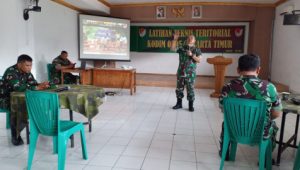 Tingkatkan Kemampuan Babinsa, Kodim 0505/JT Gelar Latnister