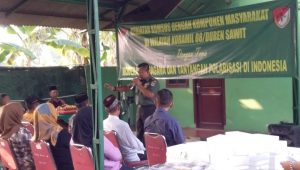 Danramil 08/DS Rajut Kebersamaan dalam Moderasi Beragama