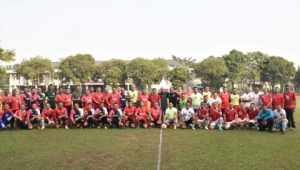 Kodam Jaya-Polda Metro Tanding Sepakbola Lawan Kejati DKI Jakarta-Pusterad