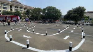 Resmi, Sirkuit Ujian Praktik SIM C di Satpas SIM Polda Metro Berubah Jadi Huruf S