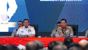 Panglima TNI Bersama Kapolri Tutup Pendidikan Sespimti dan Sespimmen di Lembang