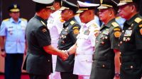 Panglima TNI Pimpin Prosesi Sertijab 5 Jabatan di Lingkungan TNI
