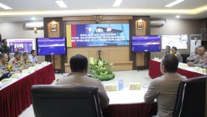 Tim Supervisi ASTAMAOPS Mabes Polri Lakukan Kunjungan ke Polda DIY Cek Pengamanan Nataru