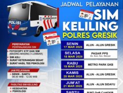 Ini Jadwal Mobil SIM Keliling Polres Gresik Selama Sepekan