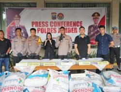 Polres Jember Amankan 2 Pelaku Penyalahgunaan Distribusi Pupuk Bersubsidi