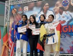 Bripda Jessica, Polwan di Polda Riau, Sabet Medali Emas Kejuaraan Karate di Malaysia