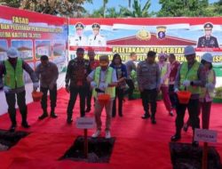 Kapolda Kalteng Letakkan Batu Pertama Pembangunan SPPG, Cukupi Asupan Gizi Personel