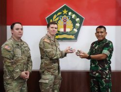 Danpussimpur Kodiklat TNI AD Terima Kunjungan AD AS Bahas Pengembangan Simpur