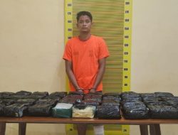 Ditresnarkoba Polda Sumut Tangkap Kurir Narkoba 40 Kilogram Jaringan Aceh-Medan-Jakarta