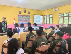 Satgas TMMD Kodim 1506/Namlea Gelar Sosialisasi Cegah Tangkal Radikalisme di SMK N 3 Buru Selatan