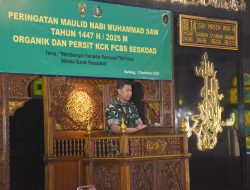PERINGATAN MAULID NABI MUHAMMAD SAW 1447 H/2025 M DI SESKOAD, MOMENTUM PENINGKATAN IMAN DAN TAKWA