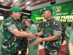 Kasad Maruli Simanjuntak Pimpin Laporan Korps Kenaikan Pangkat 65 Pati TNI AD