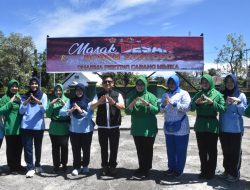 Kodim 1710/Mimika Gelar Masak Besar Bobon Santoso dan Olahraga Bersama Dharma Pertiwi Cabang Mimika