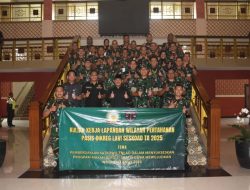 DANSESKOAD TINJAU KEGIATAN KKL WILHAN PASIS DIKREG LXVI SESKOAD DI KABUPATEN BEKASI