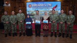 Panglima TNI Serahkan Santunan kepada Ahli Waris Prajurit Gugur Saat Rangkaian HUT ke-80 TNI