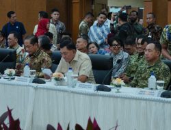 Panglima TNI Dampingi Menhan RI Hadiri Entry Meeting Pemeriksaan Keuangan di BPK RI