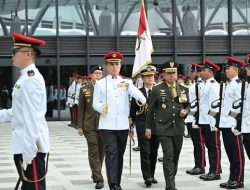 Panglima TNI Courtesy Call Dengan Pimpinan Singapura, Perkuat Kerja Sama Pertahanan Bilateral