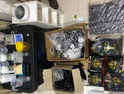 Ditresnarkoba Polda Metro Jaya Ungkap Clandestine Lab Narkoba Tembakau Sintetis di Jakpus