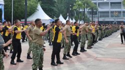 Olahraga Bareng Kodam Jaya–Polda Metro Jaya, Jaga Kebugaran Perkuat Sinergi