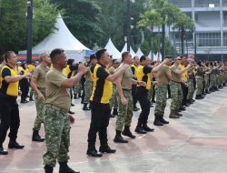 Olahraga Bareng Kodam Jaya–Polda Metro Jaya, Jaga Kebugaran Perkuat Sinergi