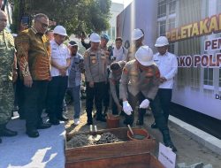 Kapolda Metro Jaya Letakkan Batu Pertama Pembangunan Mako Polres Metro Depok